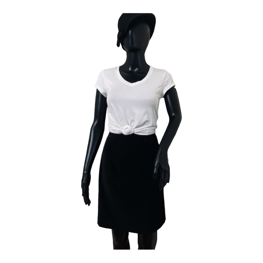 Apostrophe Black Velvet  Mini Skirt Sz 12